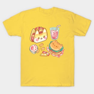 Cat Burger Combo T-Shirt